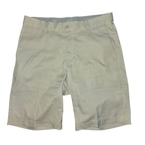 Nike Golf‎ Shorts Flat Front Khaki Casual Everyday Size 36